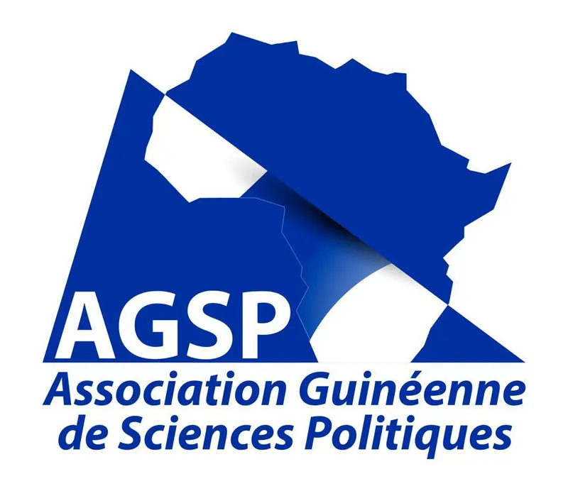Logo de l'AGSP en bleu sur fond blanc